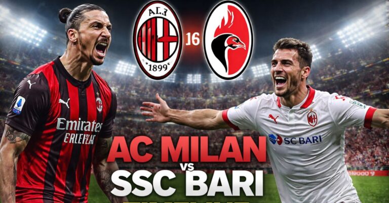 AC Milan vs SSC Bari timeline