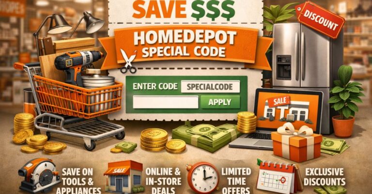 the home depot special code