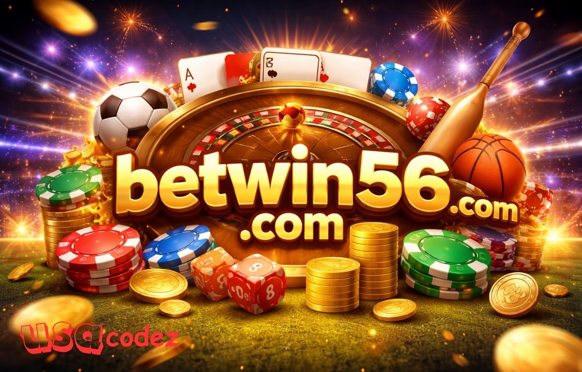 betwin56 online betting platform with casino games and sports betting interface