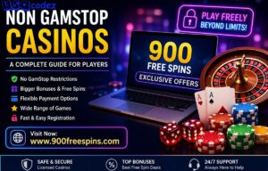 Non GamStop casinos 900 free spins bonus guide with online casino games