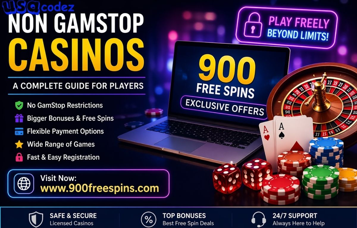 Non GamStop casinos 900 free spins bonus guide with online casino games