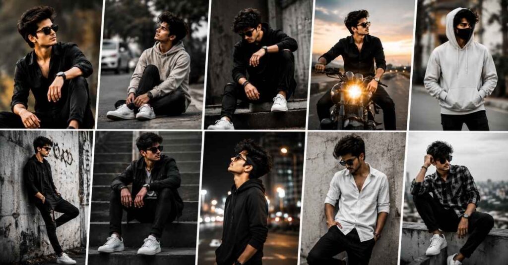 attitude boy new style photo shoot poses