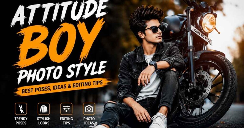 attitude style boy photo