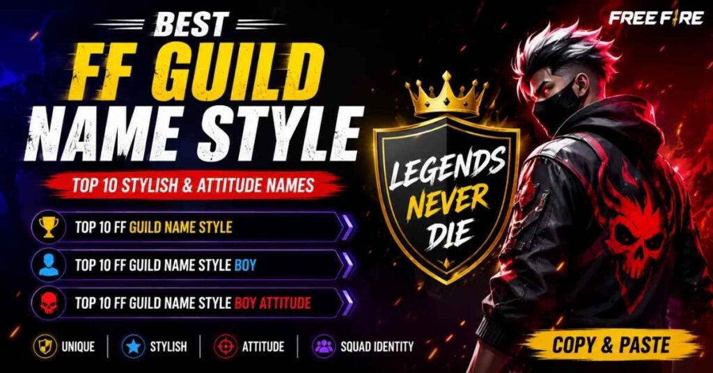 FF guild name style boy with stylish guild names