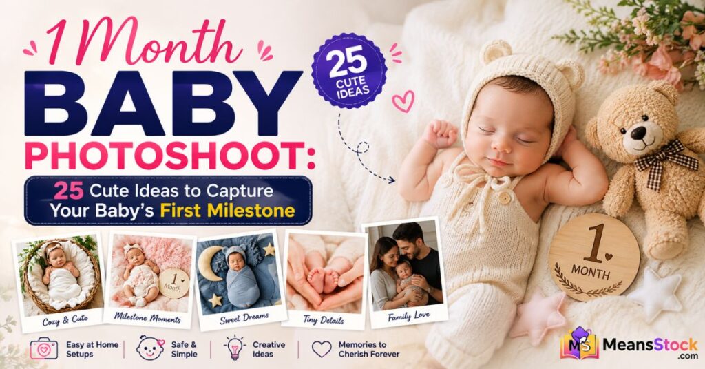 1 month baby photoshoot
