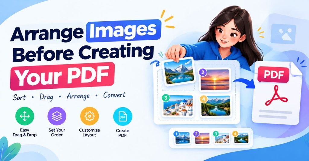 Arrange Images Before Creating Your PDF
